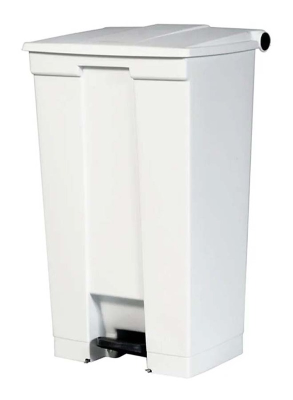 

AKC Plastic Durable Trash Bin with Pedal, 87 Liters, Snow White