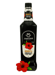 Just Chill Hibiscus Iced Tea Syrup, Made From 100% Real Fruit Extract, 1 Litre