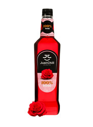 Just Chill Rose Syrup, Made From 100% Real Fruit Extract, 1 Litre