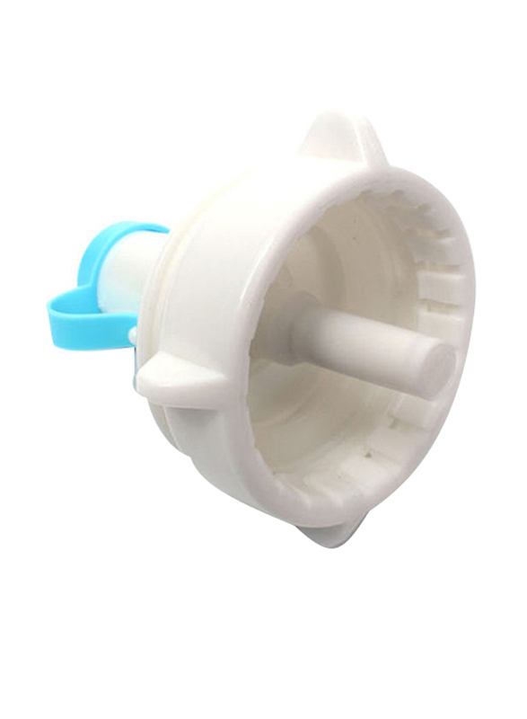Durable Bottled Water Valve Plastic Spigot Drinking Bucket Faucet Dispenser, White