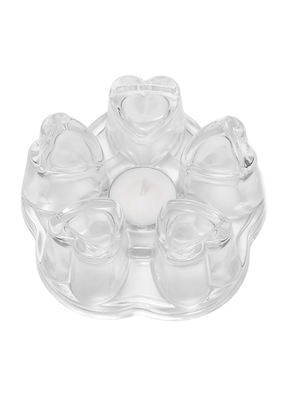 Verre Glass Heat Flame Resistant Tea Pot Warmer, Clear