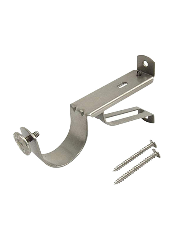 3-Meter Adjustable Metal Curtain Rod, 300S, Silver