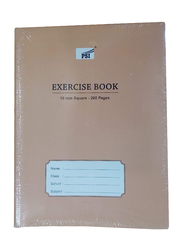 PSI 10mm Square Exercise Notebook, 200 Pages, Beige