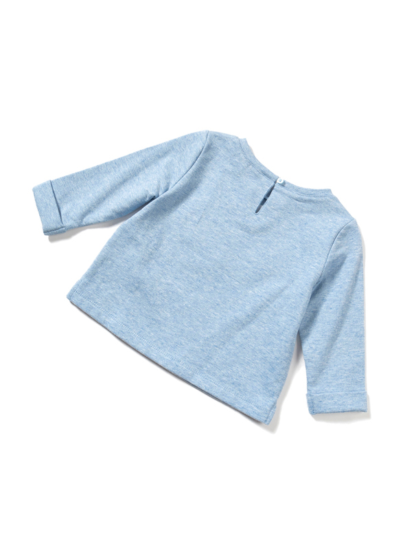 Poney Long Sleeve Sweatshirt for Girls, 1-2 Years, Blue