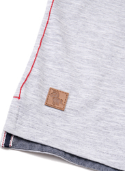 Poney Short Sleeve Polo Shirt for Boys, 18-24 Months, Grey