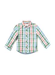 Poney Long Sleeve Shirt for Boys, 0-6 Months, Multicolour
