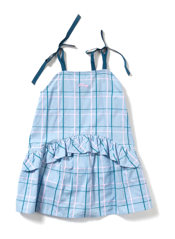 Poney Sleeveless Dress for Girls, 5-6 Years, Blue