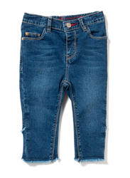 Poney Denim Jeans for Girls, 5-6 Years, Blue