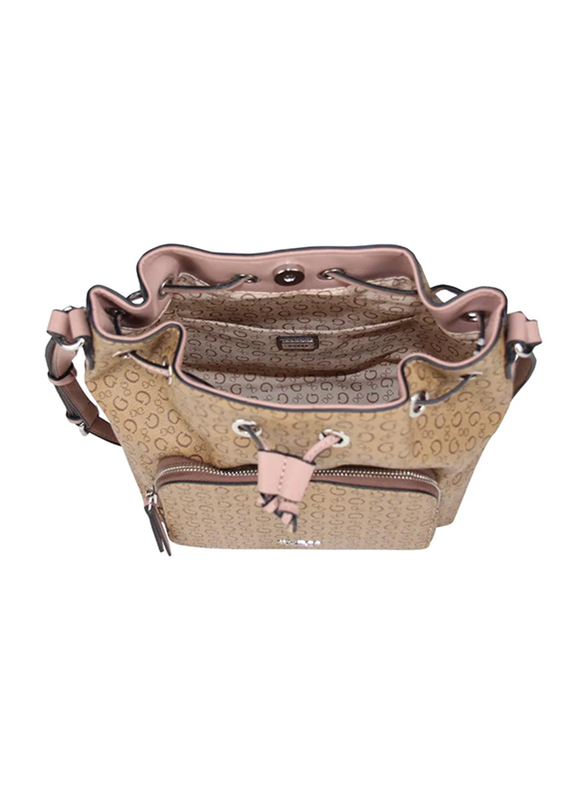 Guess Stimson Mocha Crossbody Bag, Brown