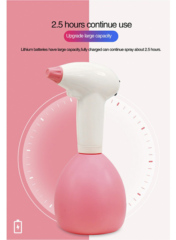 UK Plus Automatic Sprayer, 800ml, Pink
