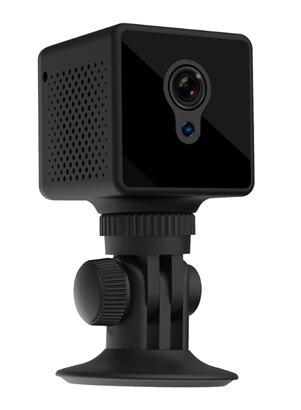 UK Plus 1080p Full HD Mini Portable Wireless Nanny Camera, Black