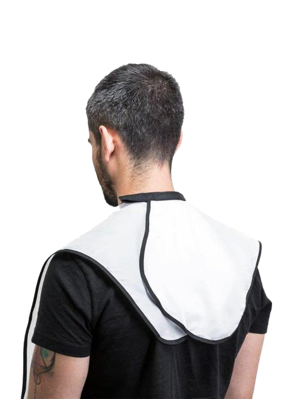 UK Plus Beard Shaving Apron, White