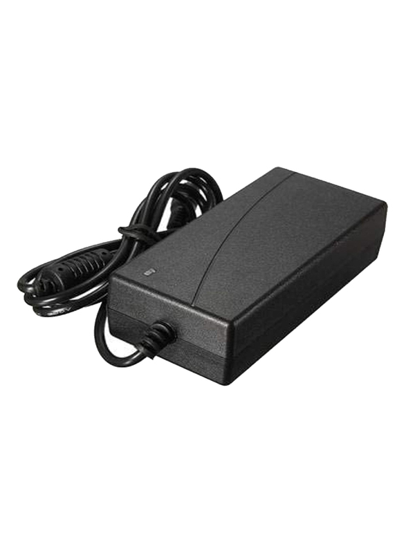UK Plus Power Supply Adapter, DC 12V 6A with Power cord for Home & Office Electronics, Routers, Speakers, CCTV Cameras, Smartphones, USB Charging Devices, Black
