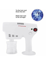 UK Plus Portable Anion Blu-Ray Nanometer Spray Handheld Steam Gun, White