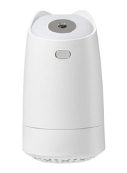 UK Plus Mini Humidifier, Aroma Diffuser, 280ml, with USB Charge and Eye Friendly Multi-Light Night, White