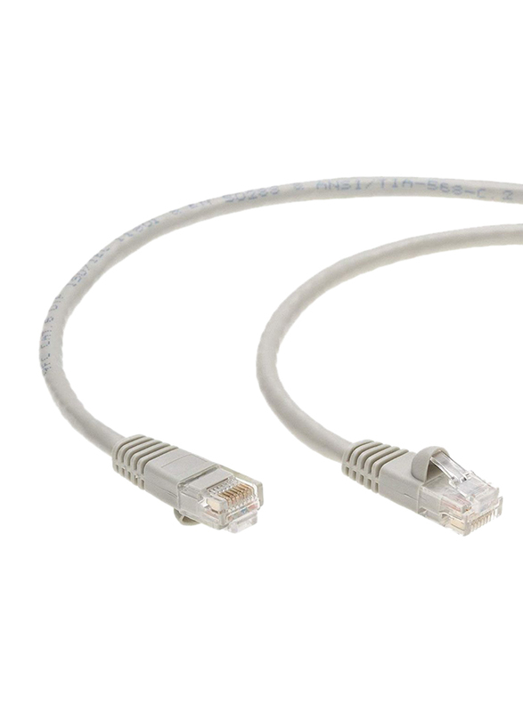 UK Plus 25-Meter Ethernet LAN Network RJ45 Cable, RJ45 Male to RJ45, CAT-6, High-Speed Transmission for Routers/Switches/Hubs/Network Printers and Game Boxes, White