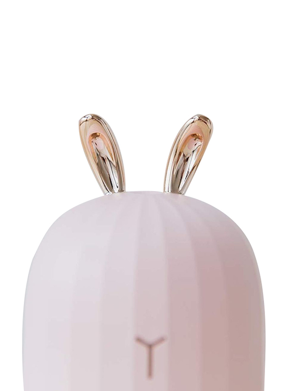 UK Plus Aroma Humidifier, 300ml, with Adjustable Mode and 7 Color Changing LED Lights, Pink