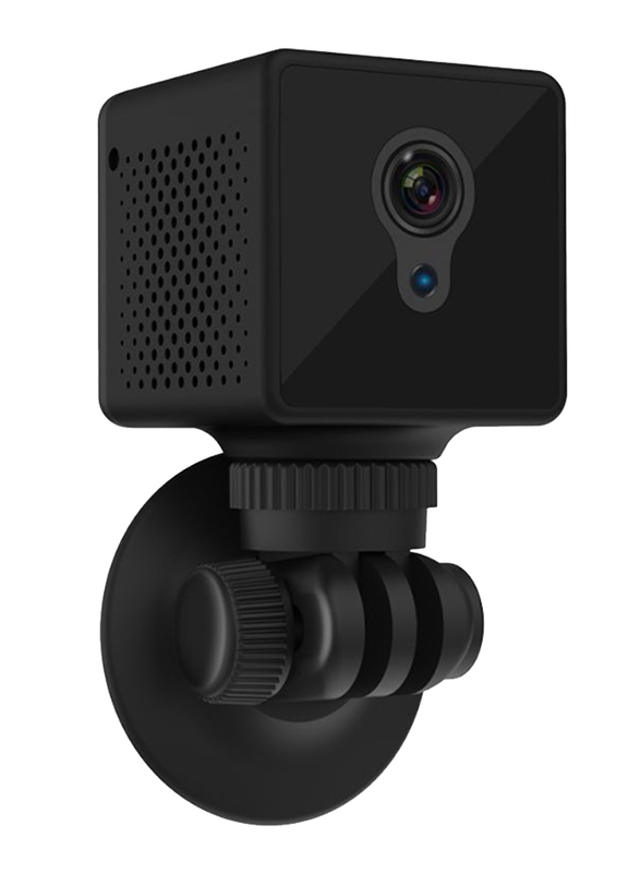 UK Plus 1080p Full HD Mini Portable Wireless Nanny Camera, Black