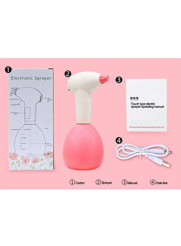 UK Plus Automatic Sprayer, 800ml, Pink