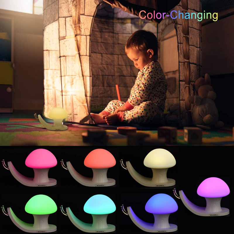UK Plus USB Rechargeable Color Changing Night Light, White