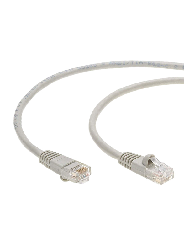UK Plus 20-Meter Ethernet LAN Network RJ45 Cable, RJ45 Male to RJ45, CAT-6, High-Speed Transmission for Routers/Switches/Hubs/Network Printers and Game Boxes, White