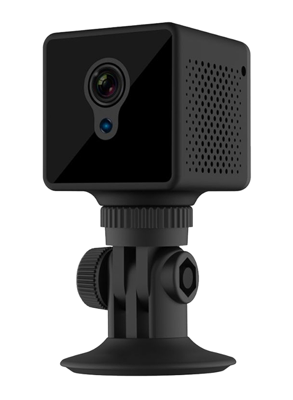 UK Plus 1080p Full HD Mini Portable Wireless Nanny Camera, Black
