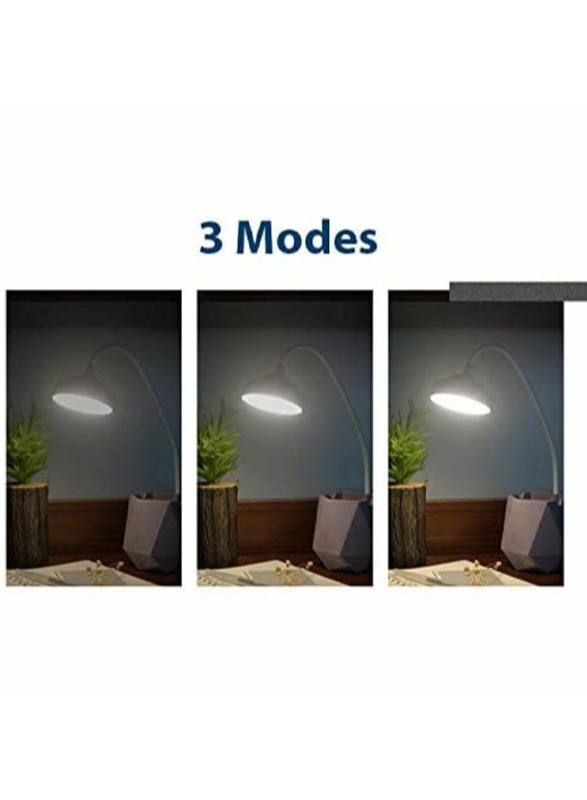 UK Plus Touch-Sensitive Flexible Table Lamp with Multi-Light Stationery & Mobile Holder, Purple