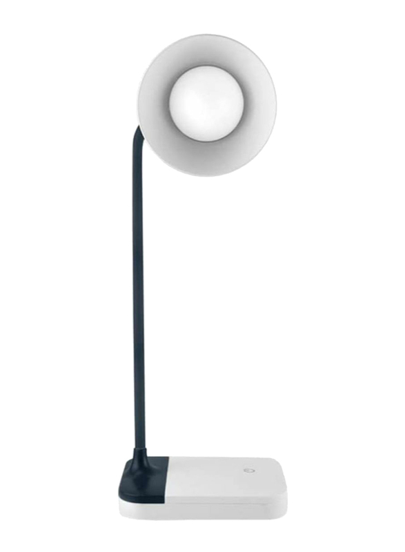 UK Plus Touch-Sensitive LED Flexible Table Lamp with Multi-Light, White