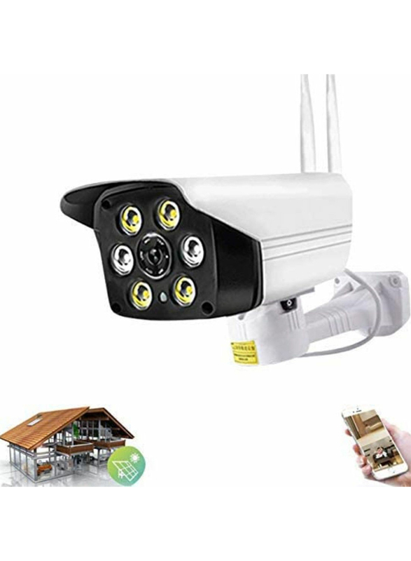 UK Plus Outdoor 1080P WiFi/Wireless Security Surveillance IP66 Waterproof IP Camera, White