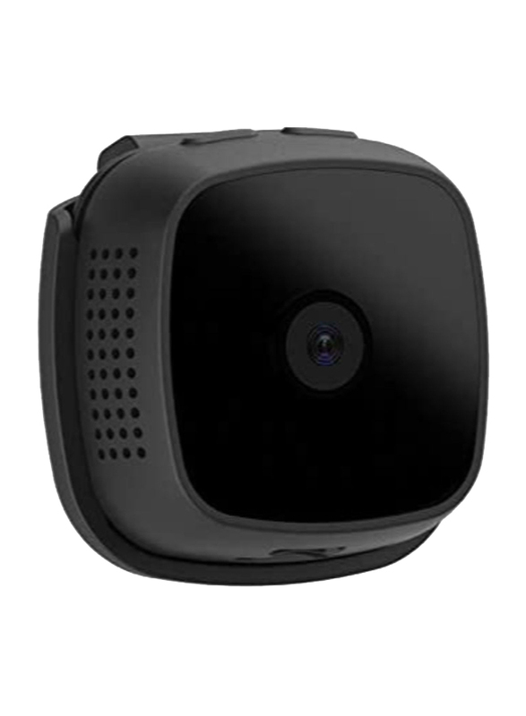 UK Plus FHD Mini Surveillance Camera, with 70 Degree Wide Angle, Black