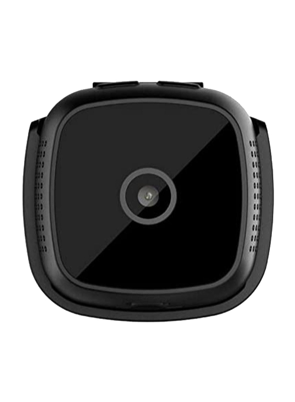 UK Plus FHD Mini Surveillance Camera, with 70 Degree Wide Angle, Black