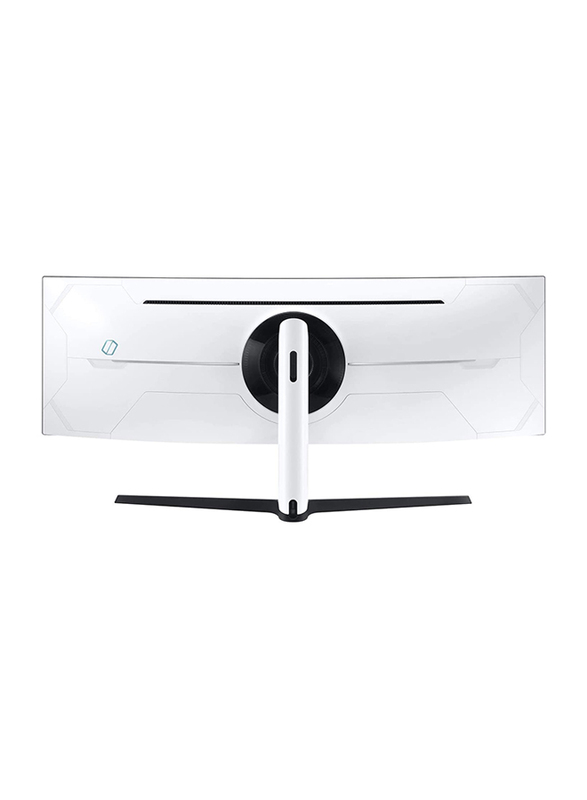 Samsung 49-inch Odyssey G9 Ultrawide Curved LED Gaming Monitor, Lc49g95tssmxue, White