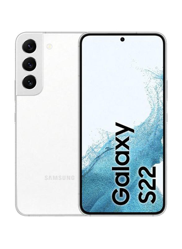 

Samsung Galaxy S22 256GB Phantom White, 8GB RAM, 5G, Dual Sim Smartphone, UAE Version