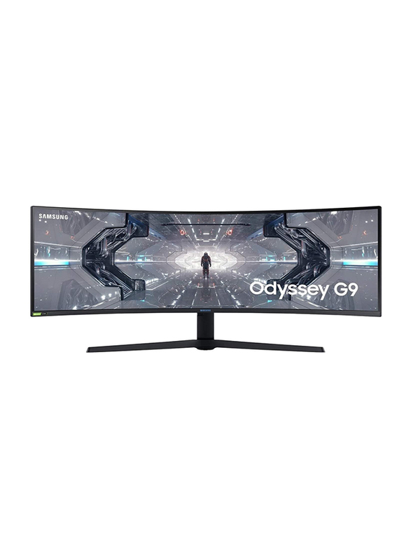 Samsung 49-inch Odyssey G9 Ultrawide Curved LED Gaming Monitor, Lc49g95tssmxue, White