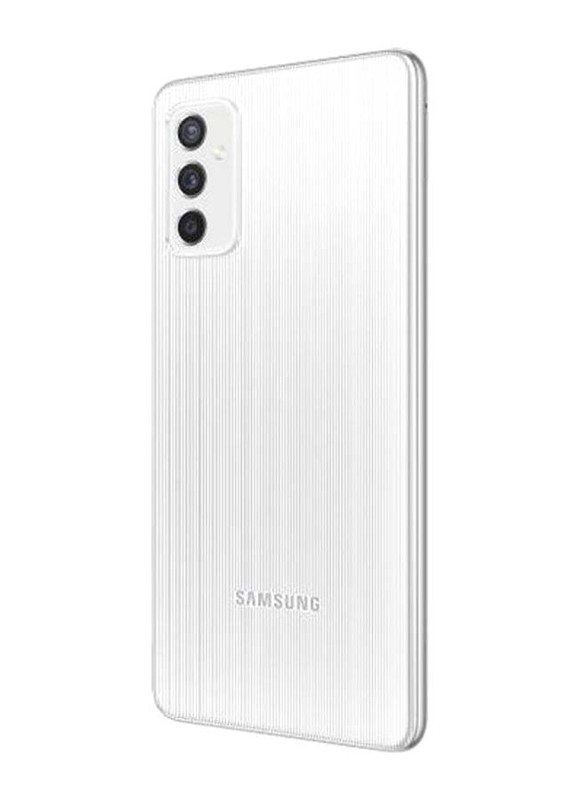 Samsung Galaxy M52 128GB White, 8GB RAM, 5G, Dual Sim Smartphone, Middle East Version, SM-M526BZWGMEA