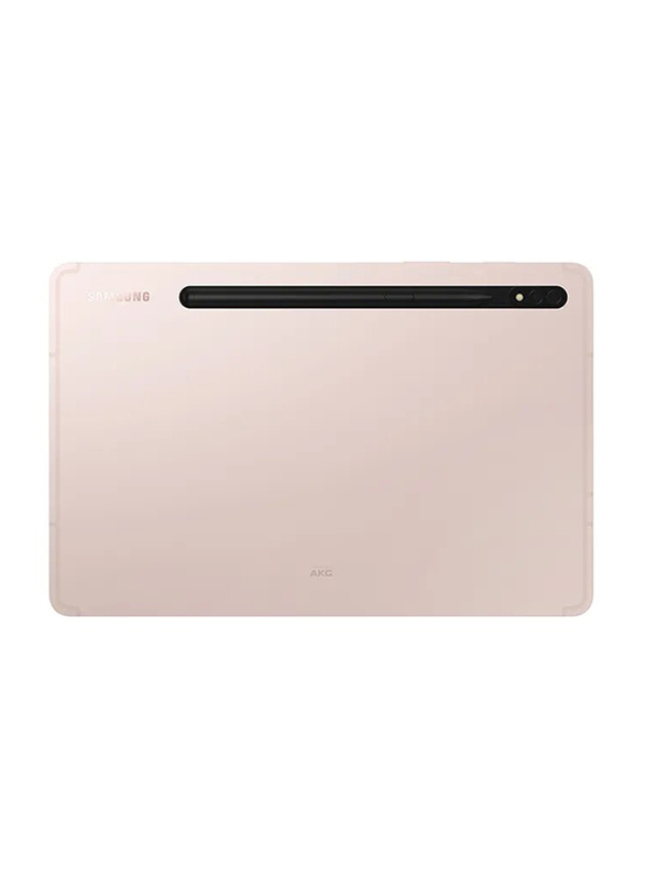 Samsung Galaxy Tab S8 128GB Pink Gold, 11-inch Tablet, 8GB RAM, WiFi + 5G, Middle East Version