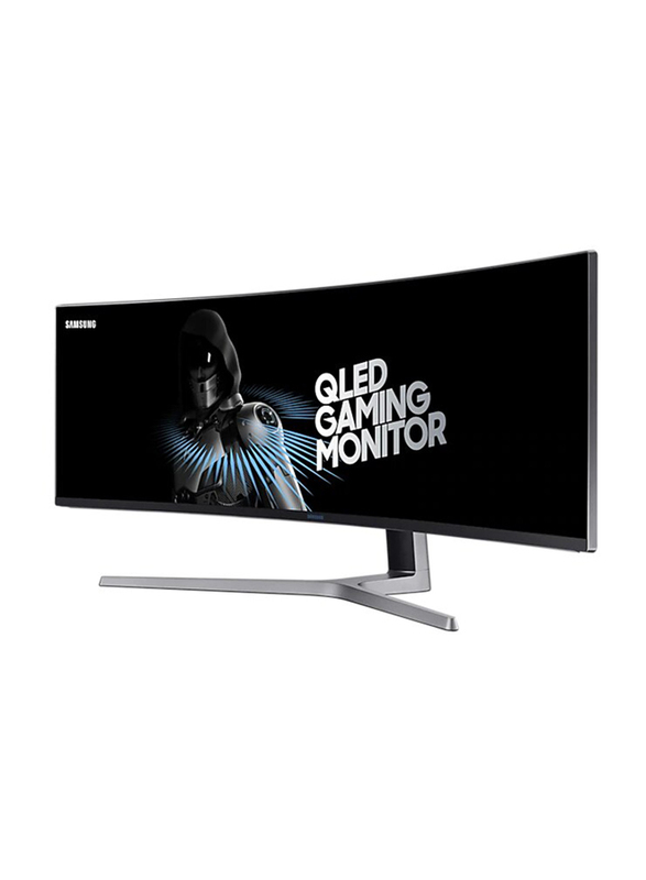 Samsung 49-inch Full HD Curved QLED Gaming Monitor with Metal Quantum Dot Technology, LC49HG90DMMXUE, Black