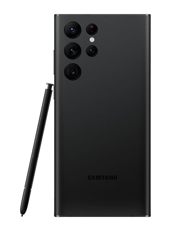 Samsung Galaxy S22 Ultra 128GB Black, 8GB RAM, 5G, Dual Sim Smartphone, UAE Version