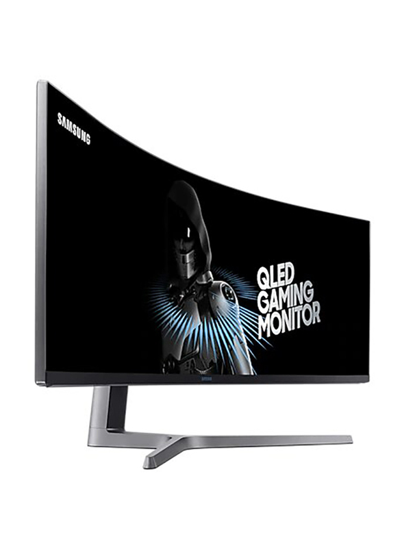 Samsung 49-inch Full HD Curved QLED Gaming Monitor with Metal Quantum Dot Technology, LC49HG90DMMXUE, Black