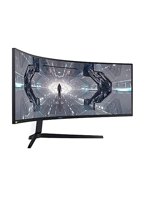 Samsung 49-inch Odyssey G9 Ultrawide Curved LED Gaming Monitor, Lc49g95tssmxue, White
