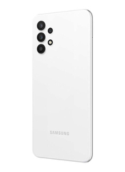 Samsung Galaxy A32 128GB Awesome White, 6GB RAM, 4G, Dual Sim Smartphone, Middle East Version