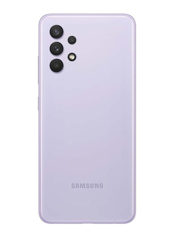 Samsung Galaxy A32 128GB Awesome Violet, 6GB RAM, 4G, Dual Sim Smartphone, Middle East Version