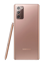 Samsung Galaxy Note20 256GB Mystic Bronze, 8GB RAM, 5G, Dual Sim Smartphone, UAE Version