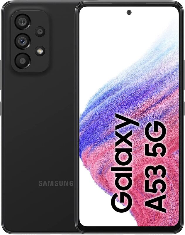 Samsung Galaxy A53 256 GB Awesome Black, 6GB RAM, 5G Dual Sim Smartphone, UAE Version