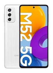 Samsung Galaxy M52 128GB White, 8GB RAM, 5G, Dual Sim Smartphone, Middle East Version, SM-M526BZWGMEA
