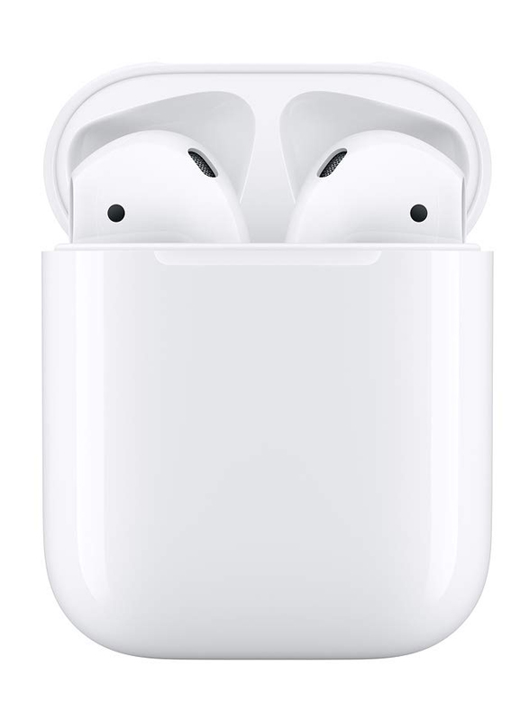 Apple AirPods (2nd Generation) In-Ear Headphones With Wireless Charger, White