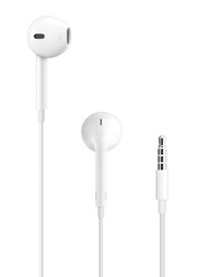 Apple EarPods 3.5mm Jack In-Ear Headphones, with Mic and Volume Rocker, White