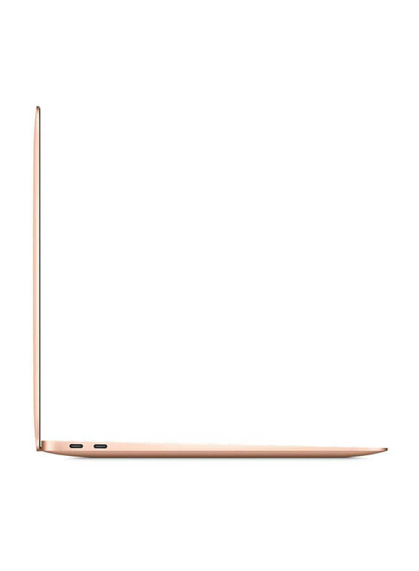 Apple MacBook Air, 13.3 inch Retina Display, Intel Dual Core i5 8th Gen 1.6GHz, 512GB SSD, 16GB RAM, Intel UHD Graphics 617, macOS, English KB with Touch Bar/ID/Trackpad, MUQV2 LL/A, Gold