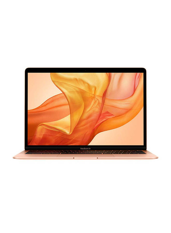 Apple MacBook Air, 13.3 inch Retina Display, Intel Dual Core i5 8th Gen 1.6GHz, 512GB SSD, 16GB RAM, Intel UHD Graphics 617, macOS, English KB with Touch Bar/ID/Trackpad, MUQV2 LL/A, Gold