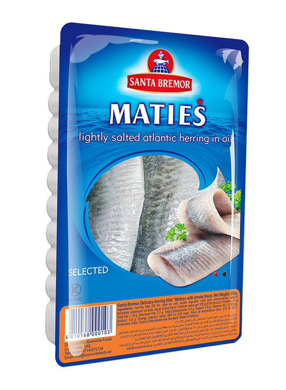 

Santa Bremor Matjas Herring Fillet Smoked, 250g